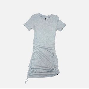 Gray h&m Mini dress with scrunch sides